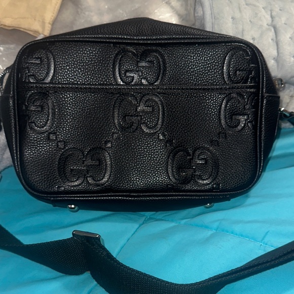 Black Embossed Belt Bag - Picture 3 of 5